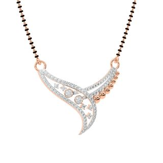 Lehel Round Diamond Mangalsutra